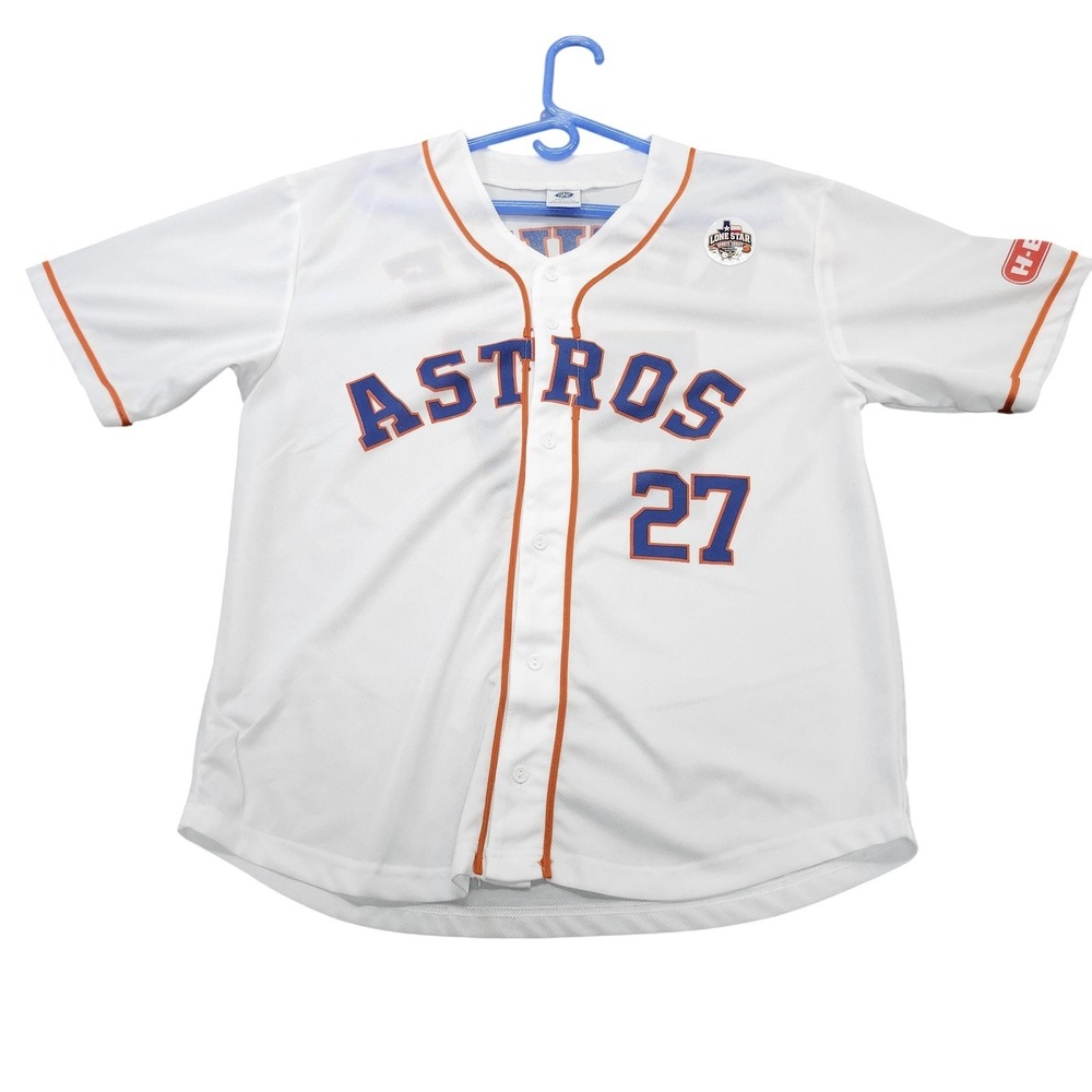 Houston Astros Jersey Mens XL White MLB Baseball Houston Astros Altuve 27